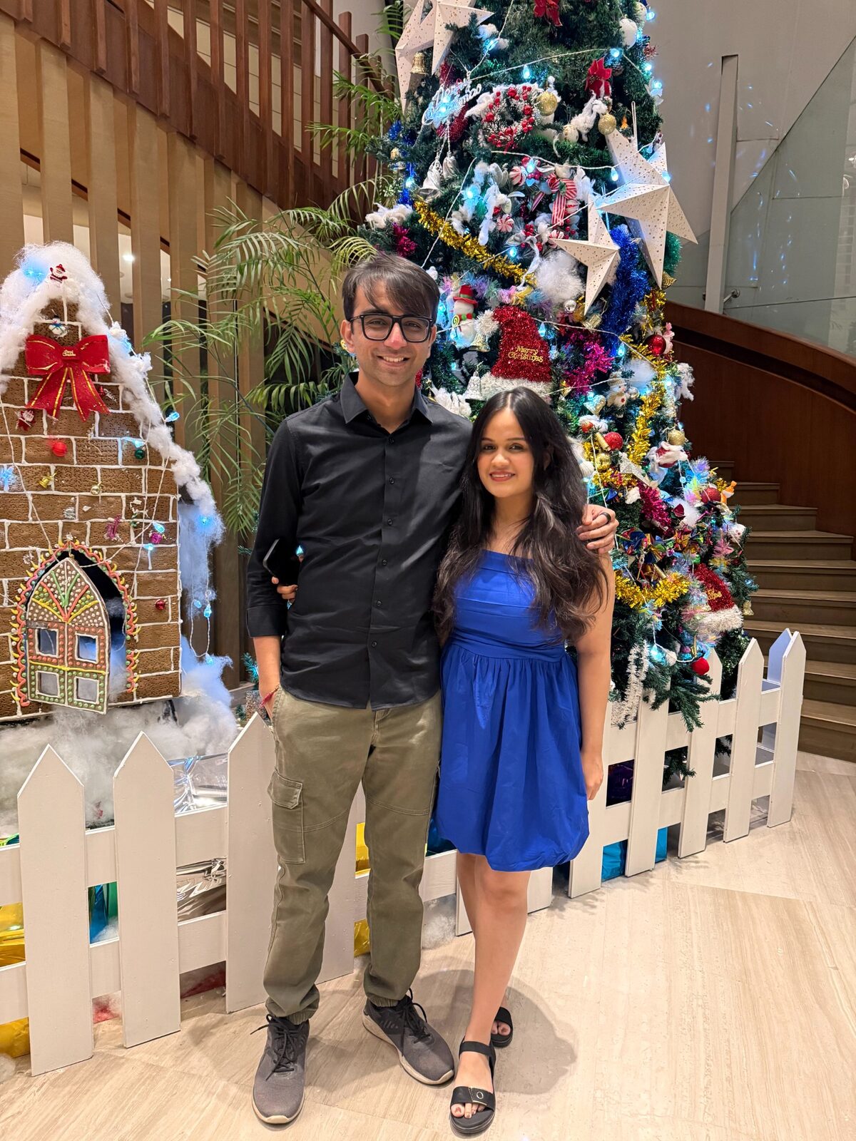 Bilv and Vinanti together at Christmas