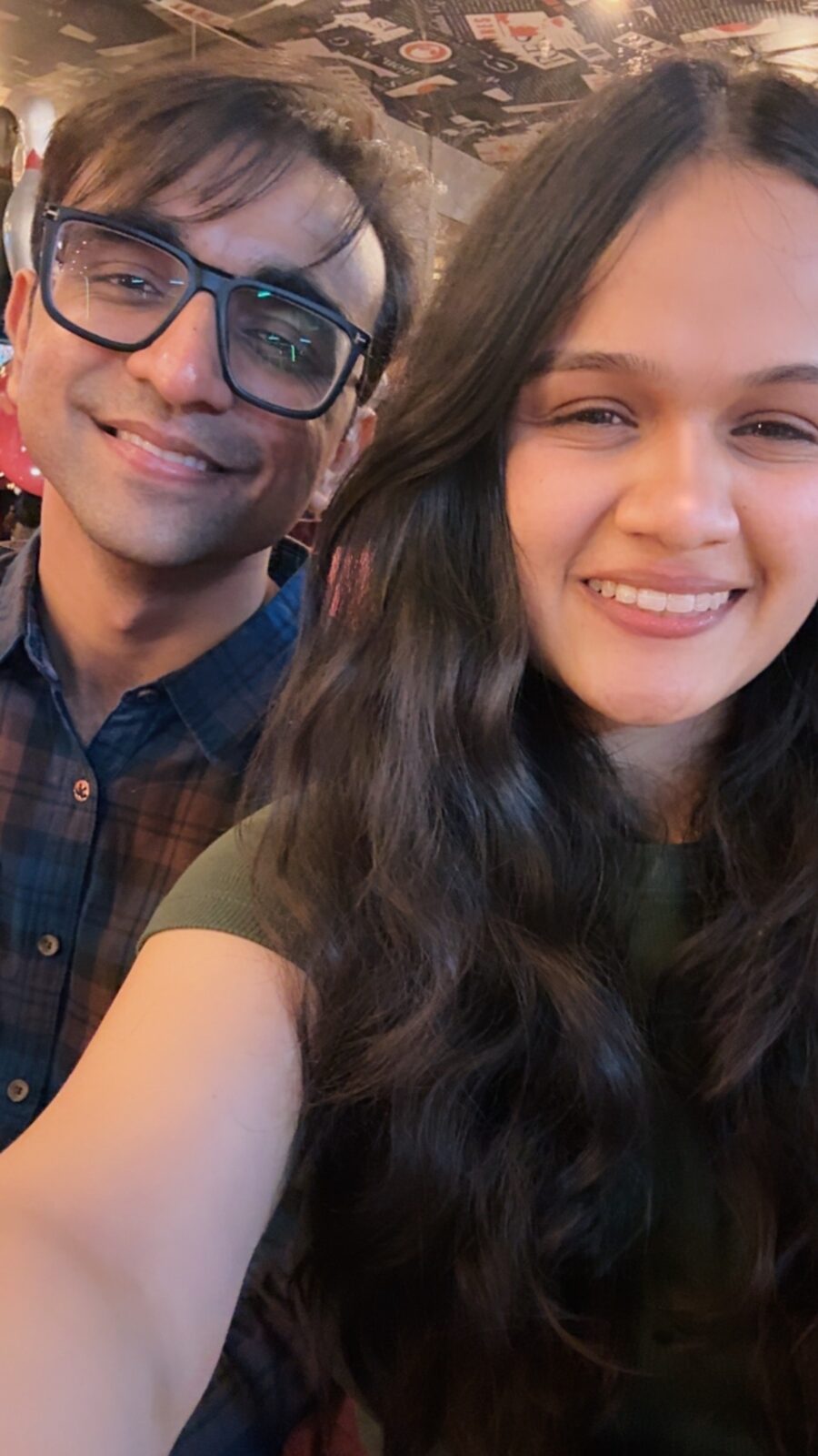Bilv and Vinanti on a night out