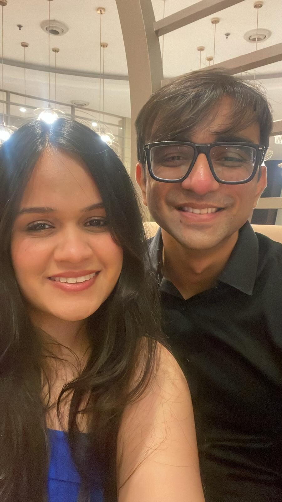 Bilv and Vinanti smiling together