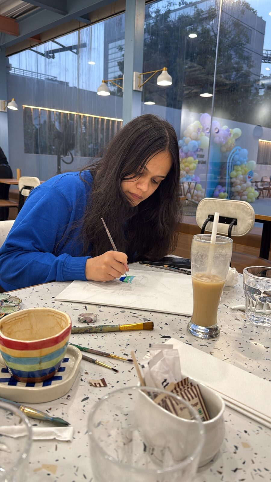 Vinanti painting at Wabi Sabi